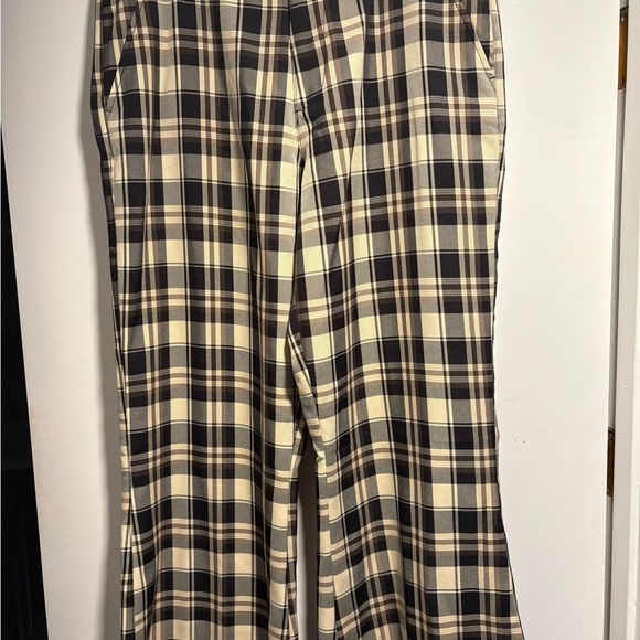 ASOS Pants - ASOS Plaid Wide-Leg Pants Size 36/30